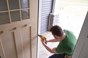 Reliable handyman in Oakley CA performing door repair